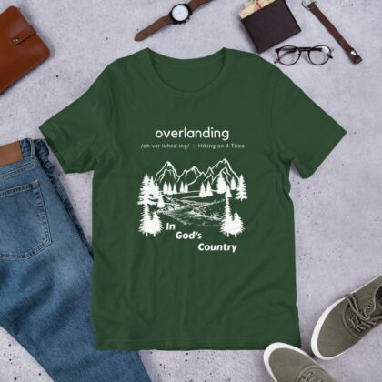 Overlanding - Unisex t-shirt - Green