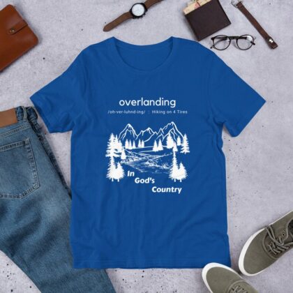 Overlanding - Unisex t-shirt - SkyBlue
