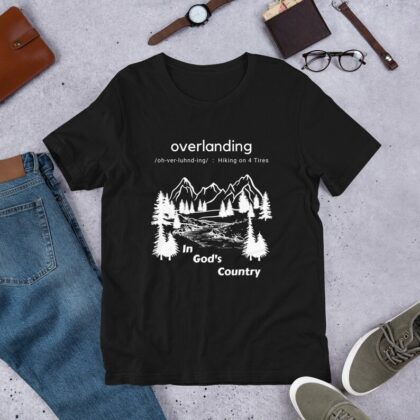 Overlanding - Unisex t-shirt - Black