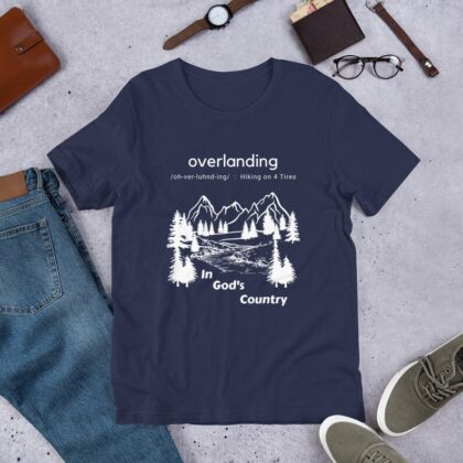 Overlanding - Unisex t-shirt - Blue